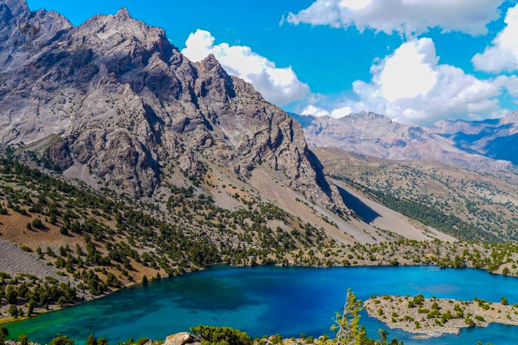 Alaudin-See in den Fann-Bergen von Tadschikistan