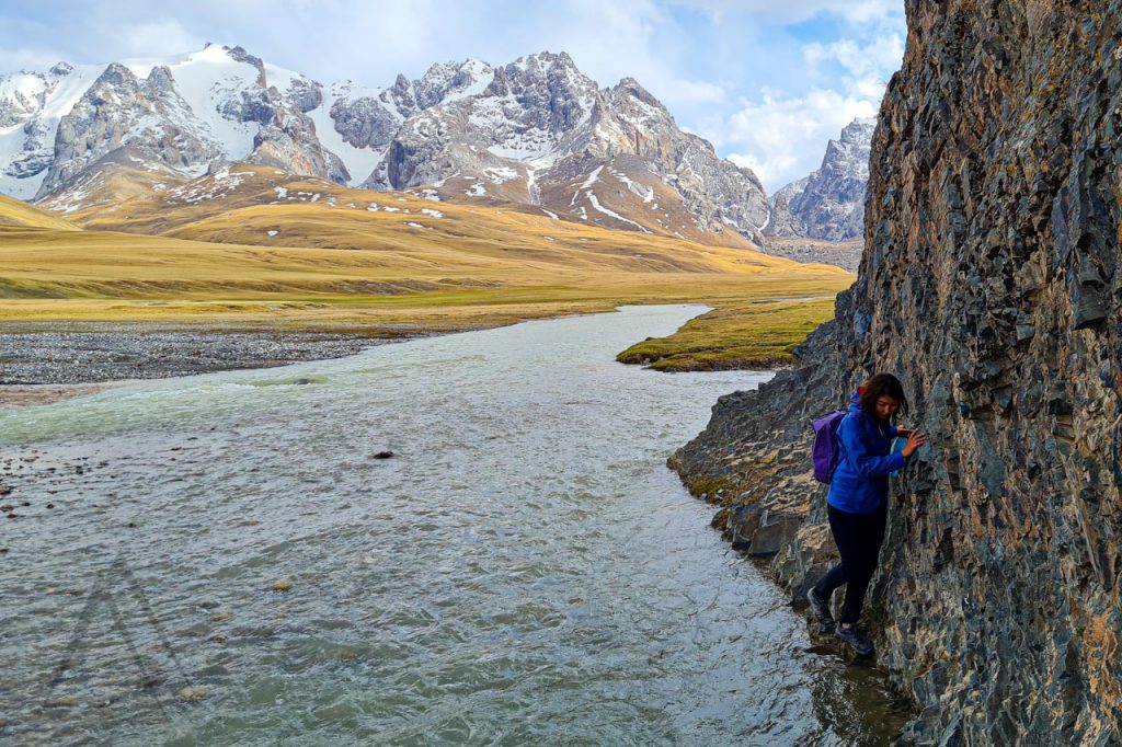 Wanderung nach Kel Suu im Mai