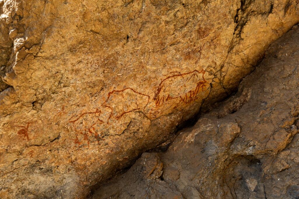 Shakhty-Petroglyphen in Pamir, Tadschikistan