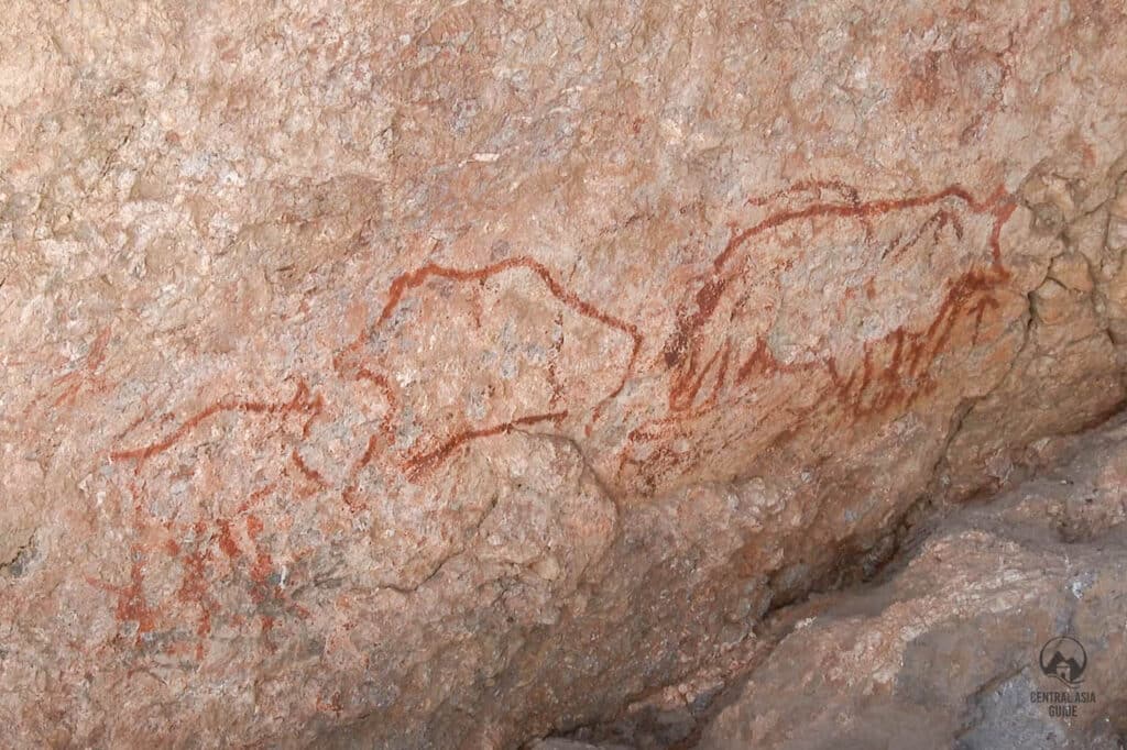 Petroglyphen der Shakhty-Höhle