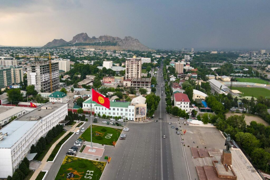 Sulaiman Too die einzige UNESCO-Stätte in Kirgisistan, Osh, Zentralasien
