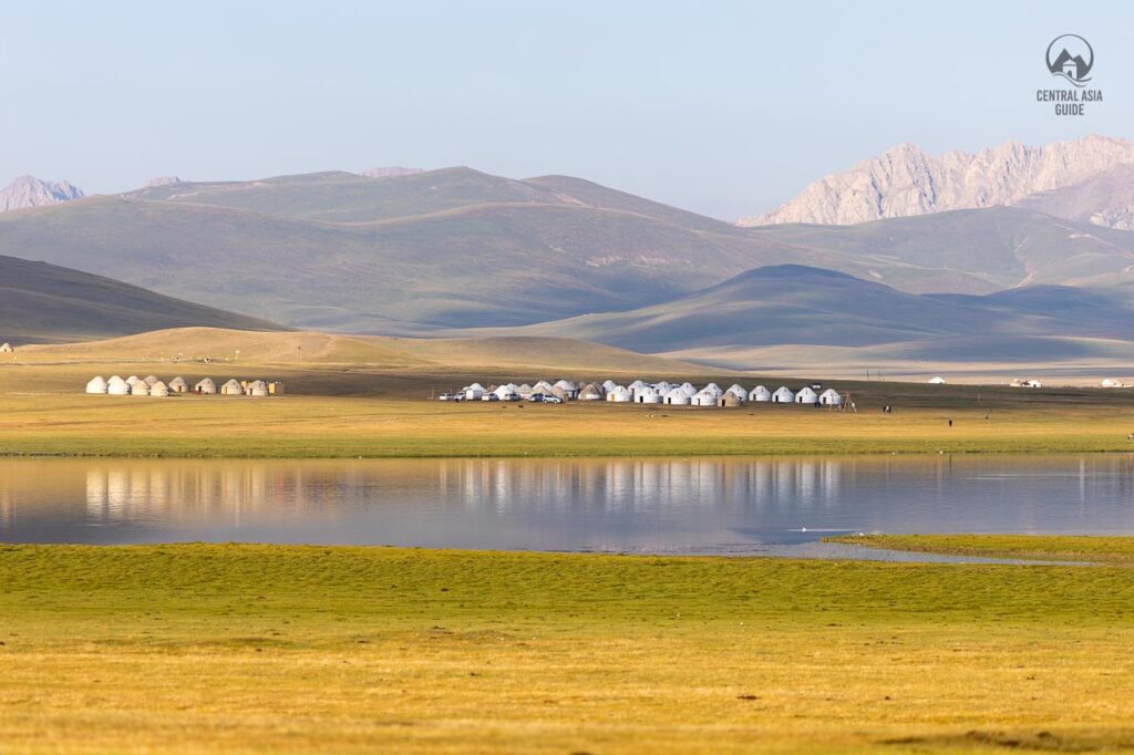 Jurtendörfer in Song Kul